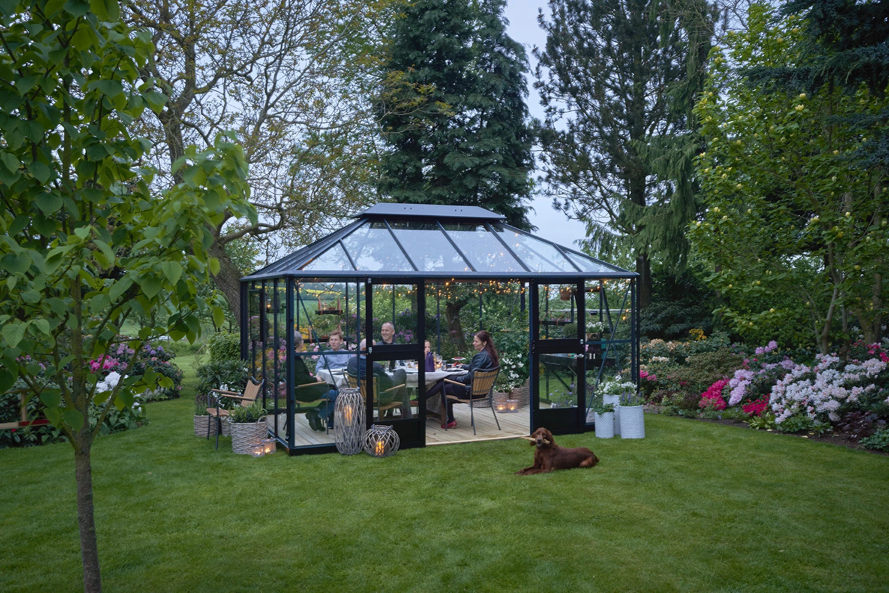 Royal Well Tuinkamer Grand Oase 13 m2 Antraciet - Afbeelding 3